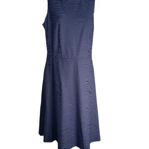 Elegant Navy Sleeveless Dress